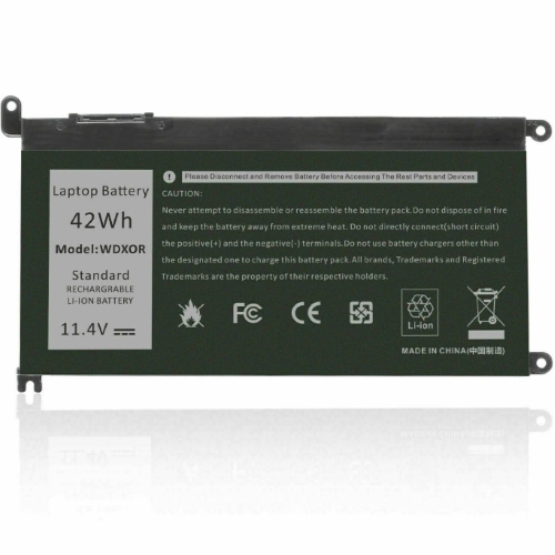 0C4HCW, 0WDX0R replacement Laptop Battery for Dell 14-5468D-1525G, 14-5468D-1525S, 3 cells, 11.4v, 42wh