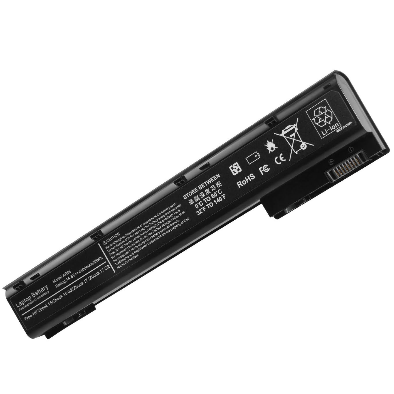 1588-3003, 707614-121 replacement Laptop Battery for HP ZBook 15Mobile Workstation Series, ZBook 17 G1 Series, 8 cells, 14.8V, 4400mAh