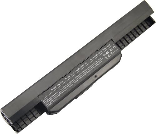 A31-K53, A32-K53 replacement Laptop Battery for Asus A43, A43BR, 9 cells, 10.8V, 6600mAh