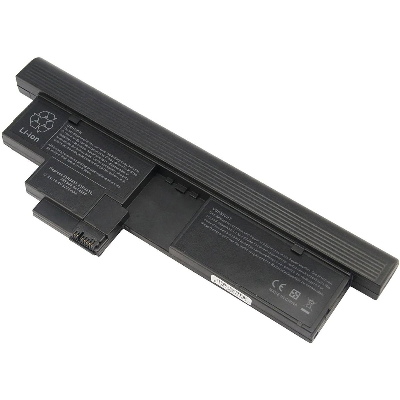 42T4564, 42T4657 replacement Laptop Battery for Lenovo ThinkPad X200 Tablet, ThinkPad X200 Tablet 2263, 4400mAh, 14.8V