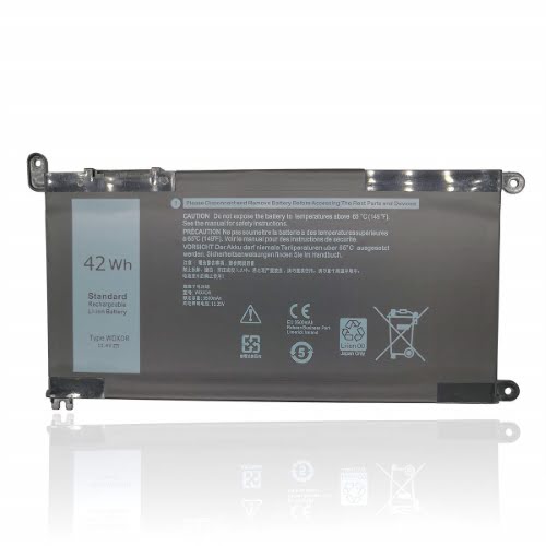 3CRH3, T2JX4 replacement Laptop Battery for Dell Inspiron 13 5368, Inspiron 13 5378, 3 cells, 11.4v, 42wh