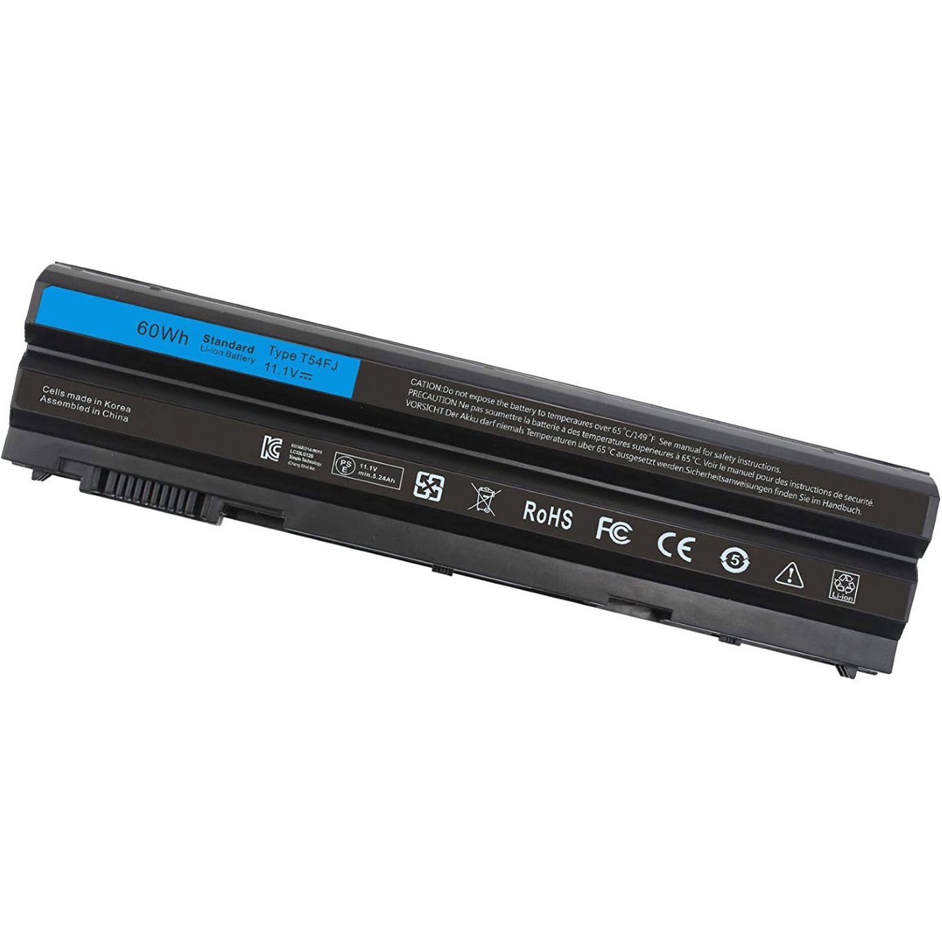 2N6MY, 2P2MJ replacement Laptop Battery for Dell Ins14RD-2528, Ins14TD-3628, 60wh, 11.1V