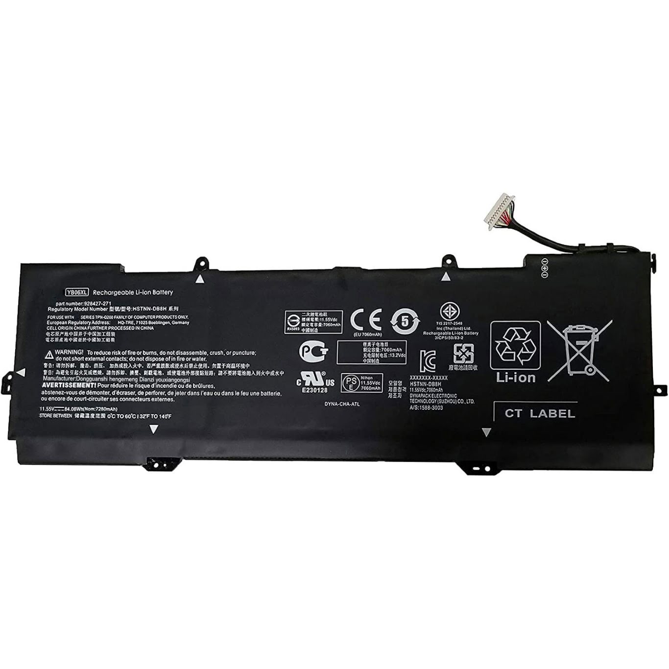 926372-855, 926427-271 replacement Laptop Battery for HP Spectre x360 15 2018, Spectre X360 15-CH 2018, 11.55v, 84.08wh