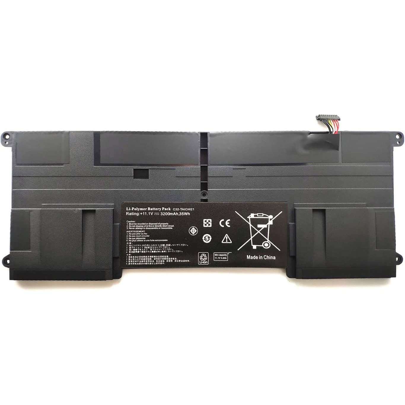 0B200-00170000M, 0B200-00170100P replacement Laptop Battery for Asus 3568A-Taichi 21, Taichi 21, 11.1V, 3200mah / 35wh