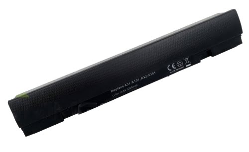 A31-X101, A32-X101 replacement Laptop Battery for Asus EEE PC X101 Series, EEE PC X101C Series, 10.8V, 4400mAh, 6 cells