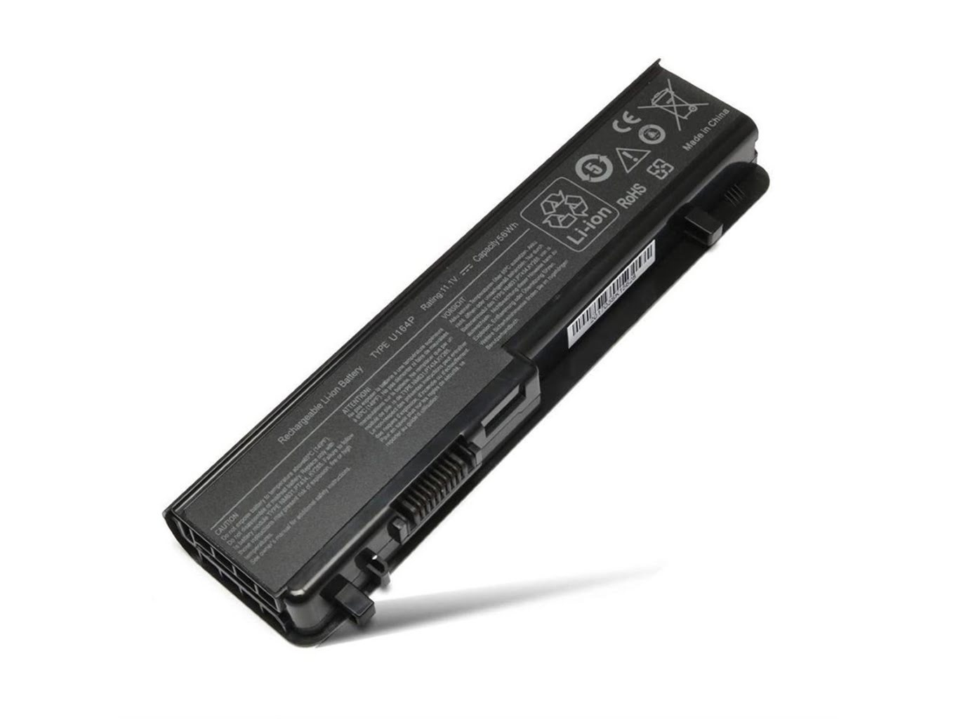 312-0186, N855P replacement Laptop Battery for Dell Studio 17, Studio 1745, 11.1V, 4400mah/49wh, 6 cells