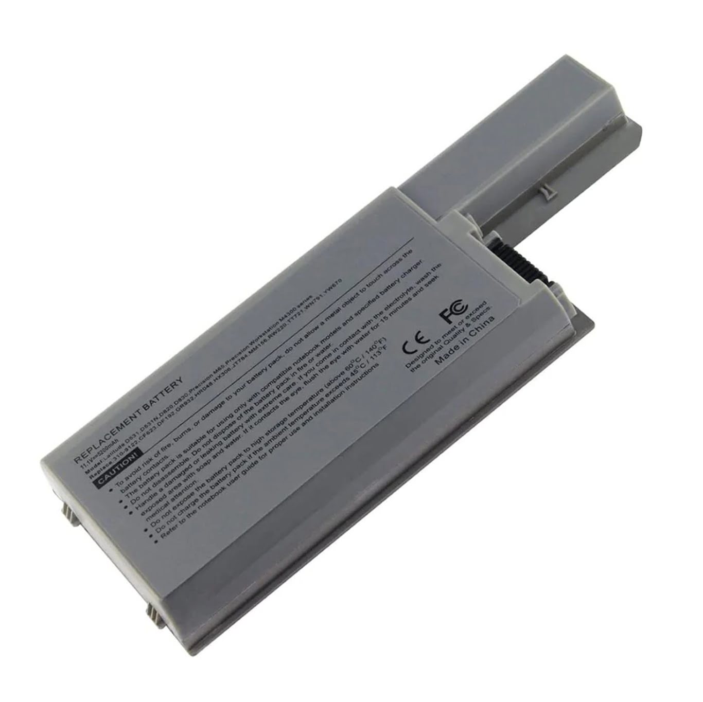 0CW666, 0CW674 replacement Laptop Battery for Dell Latitude D531, Latitude D531N, 6 cells, 11.1V, 4400mah/49wh